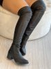 bota over salto baixo preto mississipi me124