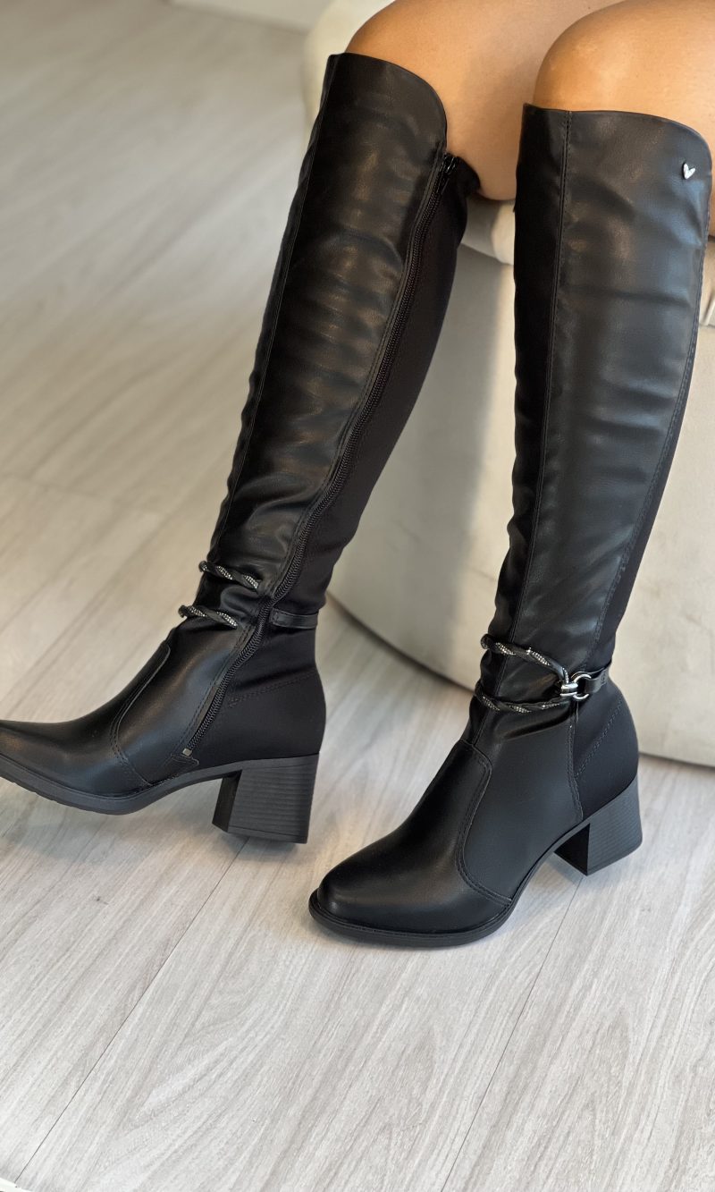 bota cano longo preto mississipi me501