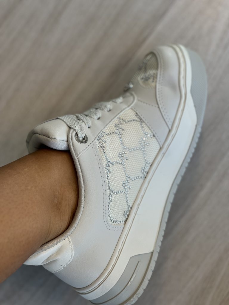 tênis street branco/cinza via marte 232 004 07 tênis street branco/cinza via marte 232 004 07