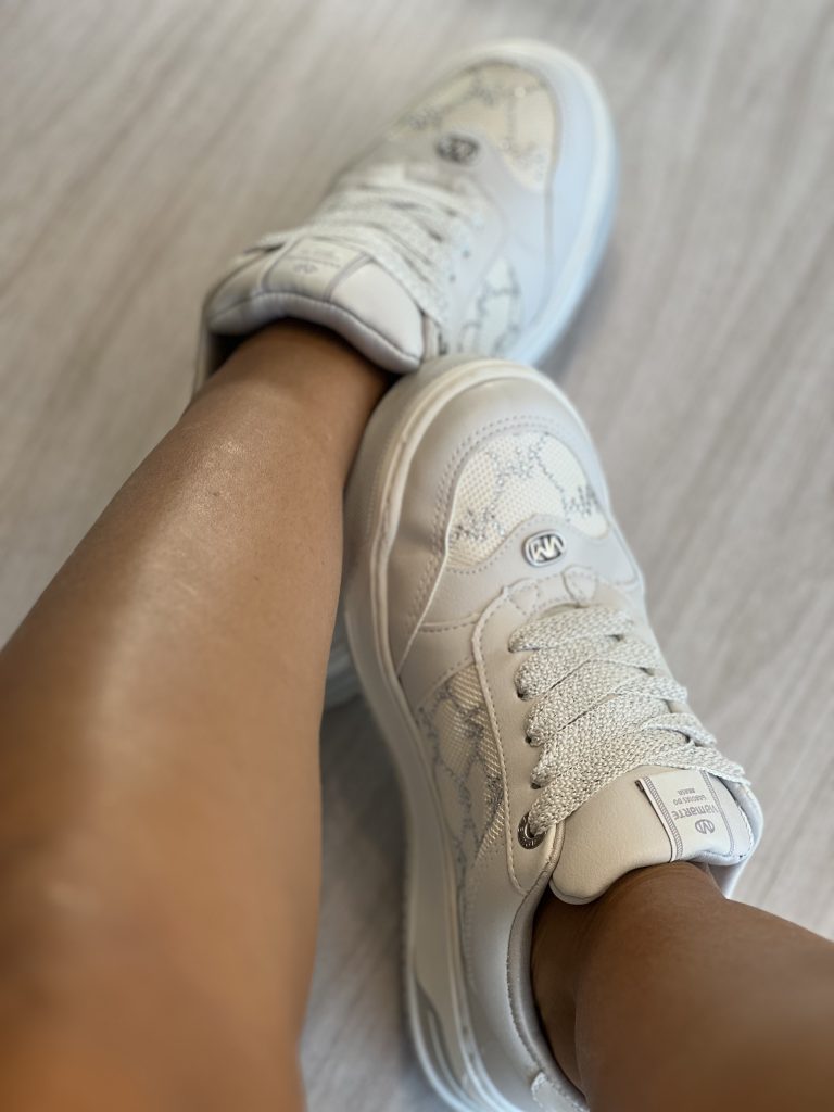 tênis street branco/cinza via marte 232 004 07 tênis street branco/cinza via marte 232 004 07