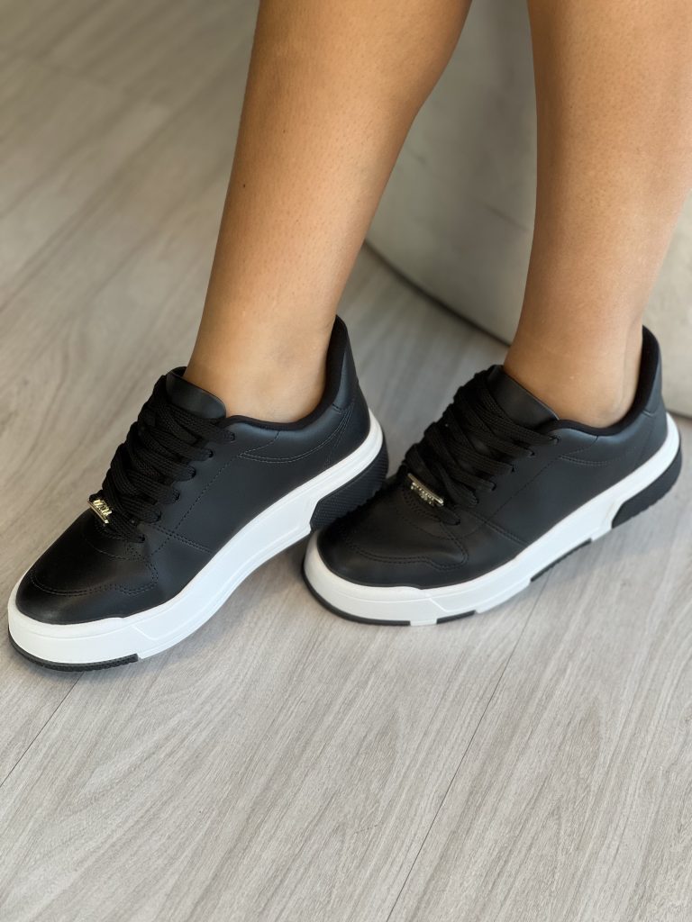 tênis casual preto vizzano 1455.100 tênis casual preto vizzano 1455.100