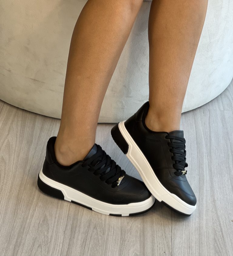 tênis casual preto vizzano 1455.100 tênis casual preto vizzano 1455.100