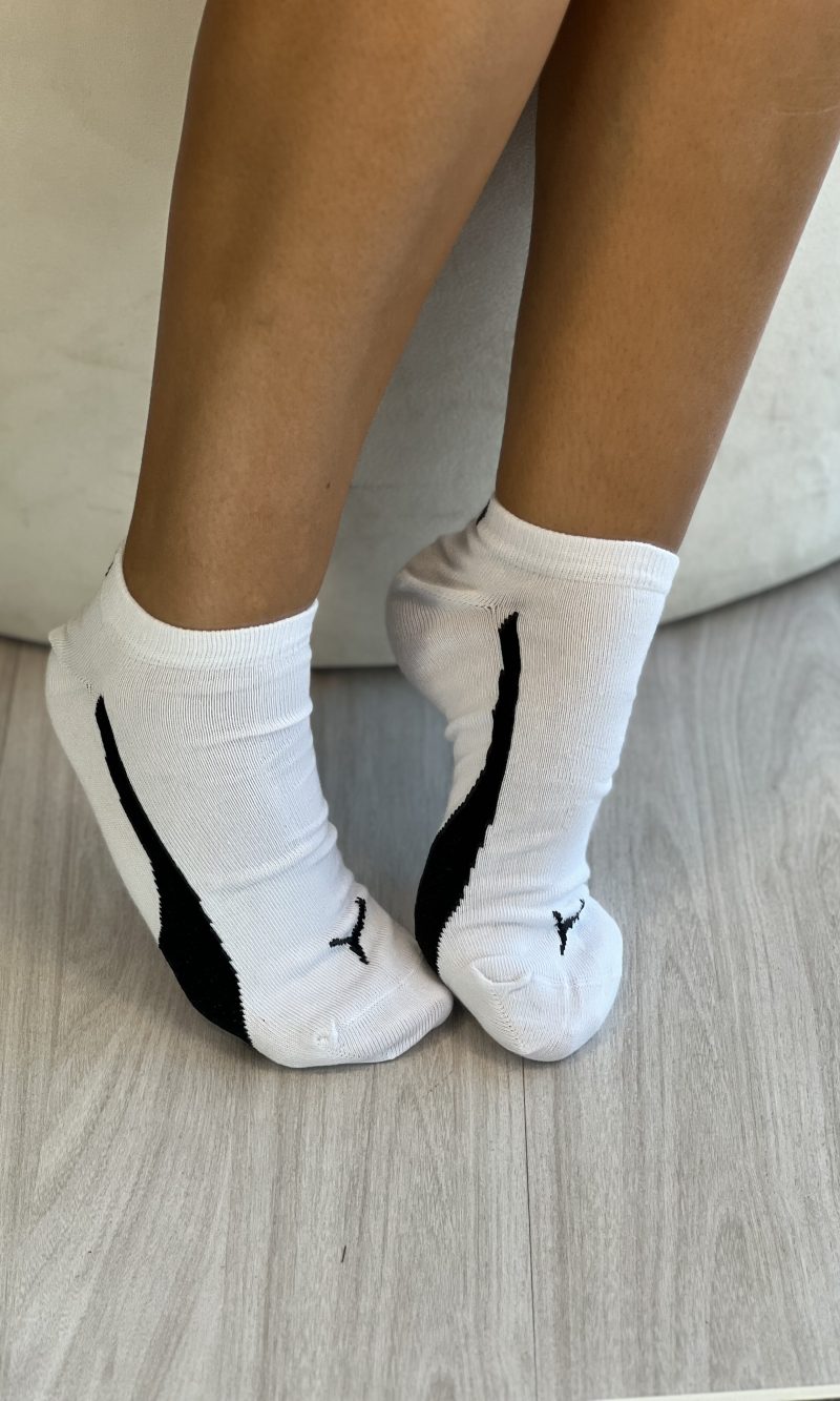kit 3 pares de meia unissex puma 4520.001.6. kit 3 pares de meia unissex puma 4520.001.6.