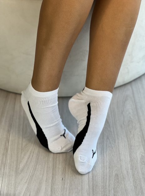 kit 3 pares de meia unissex puma 4520.001.6.