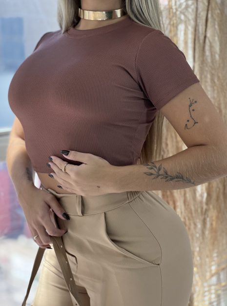 blusa cropped manu azul bb