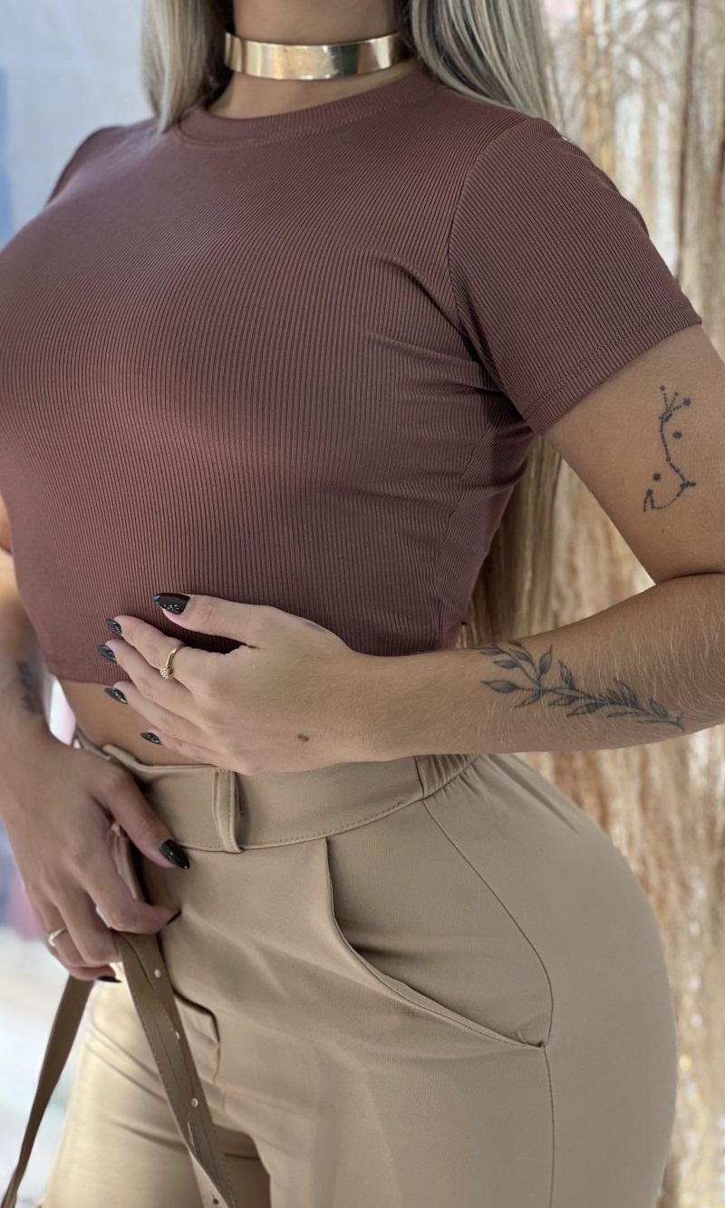 blusa cropped manu azul bb