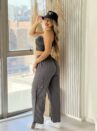 calça martina cinza