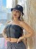 cropped courino kessia preto