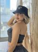 cropped courino kessia preto