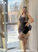 vestido courino debby preto
