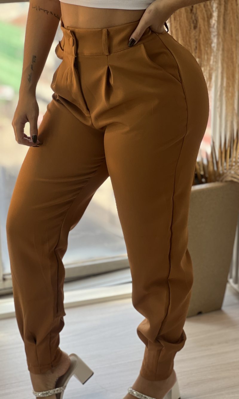 calça alfaiataria marta caramelo calça alfaiataria marta caramelo
