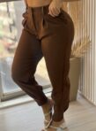 calça alfaiataria marta marrom