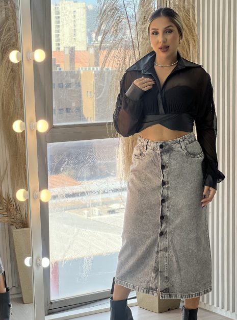 saia midi jeans andorra
