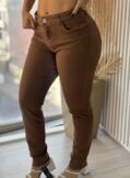 calça jeans skinny canadá marrom
