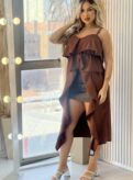 blusa bata carla marrom