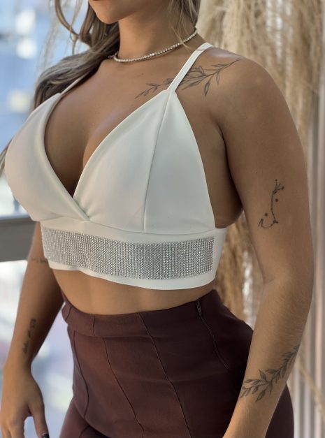 cropped leia off white