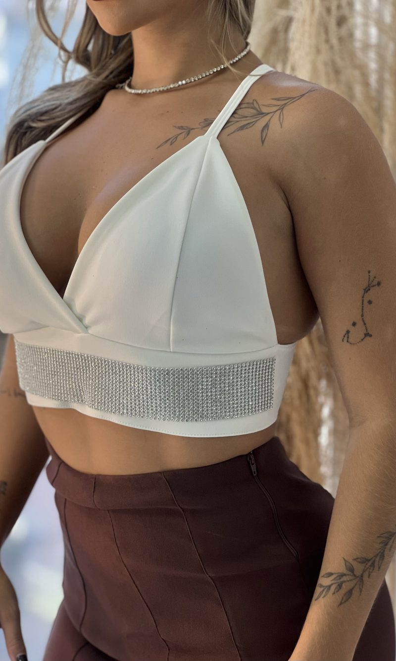 cropped leia off white