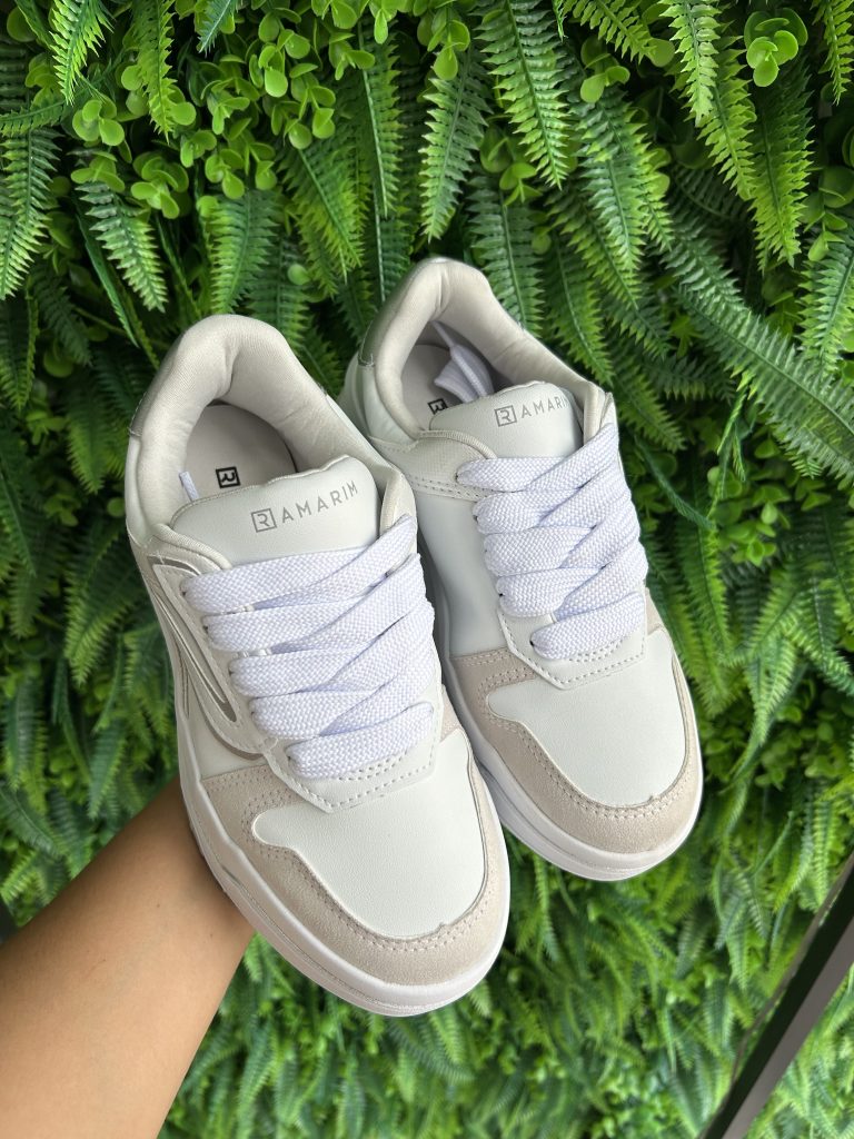 tênis casual branco/prata ramarim 25 94103 tênis casual branco/prata ramarim 25 94103