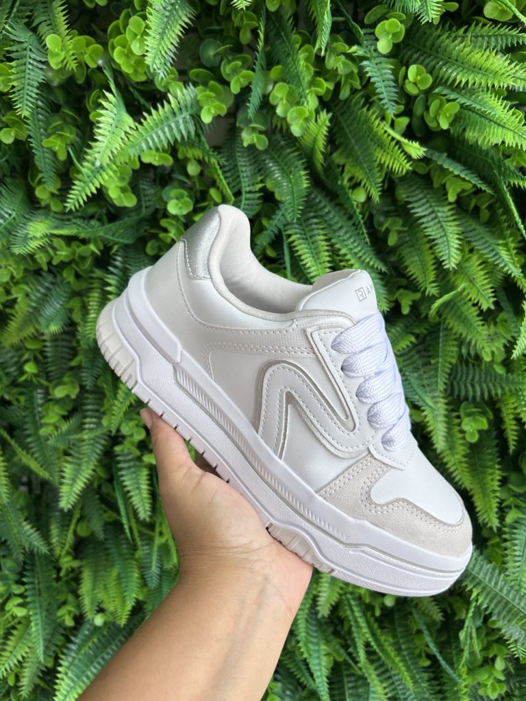 tênis casual branco/prata ramarim 25 94103 tênis casual branco/prata ramarim 25 94103