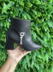 bota cano curto salto bloco preto vizzano 3098.106