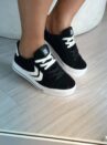 tênis casual preto/branco via marte 027 025 02