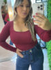 blusa manga longa ingrid vinho