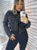 jaqueta jeans joice new black