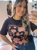 t shirt texas preto