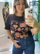 t shirt texas preto