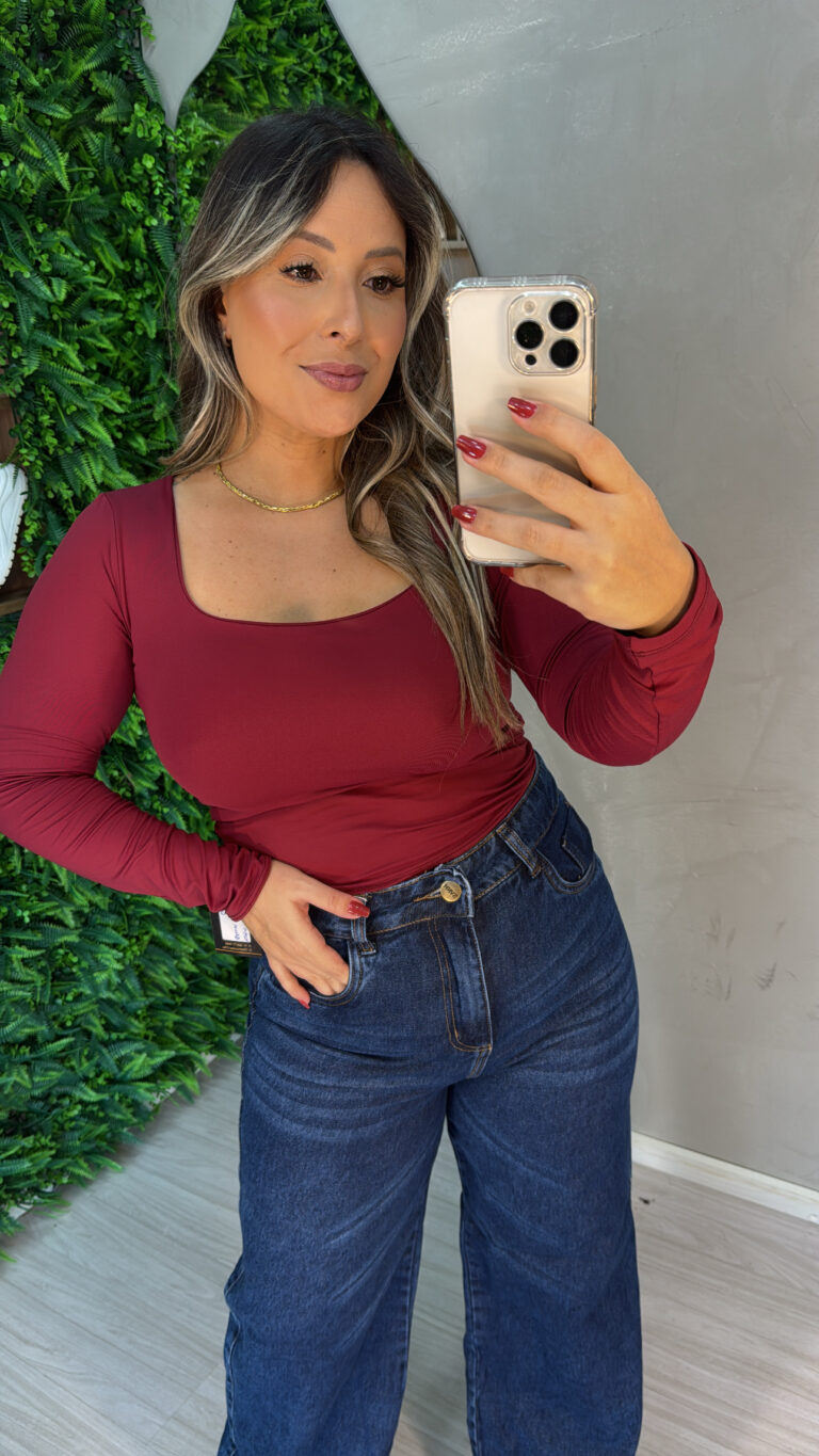 blusa manga longa ingrid vinho blusa manga longa ingrid vinho