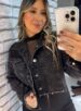 jaqueta jeans joice new black