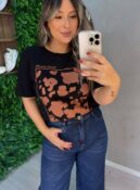 t shirt texas preto