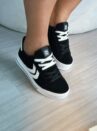tênis casual preto/branco via marte 027 025 02