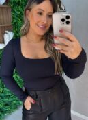 blusa manga longa ingrid preto