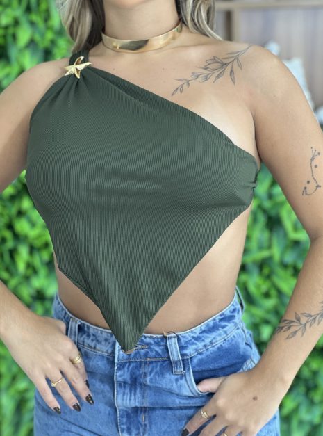 cropped estrela verde
