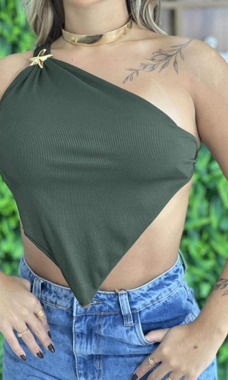 cropped estrela verde