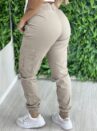calça jeans cargo jamaica bege
