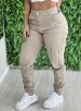 calça jeans cargo jamaica bege