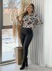body tule manga longa fany off white