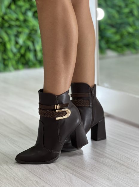 bota cano curto salto bloco marrom mississipi mc871