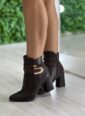bota cano curto salto bloco marrom mississipi mc871