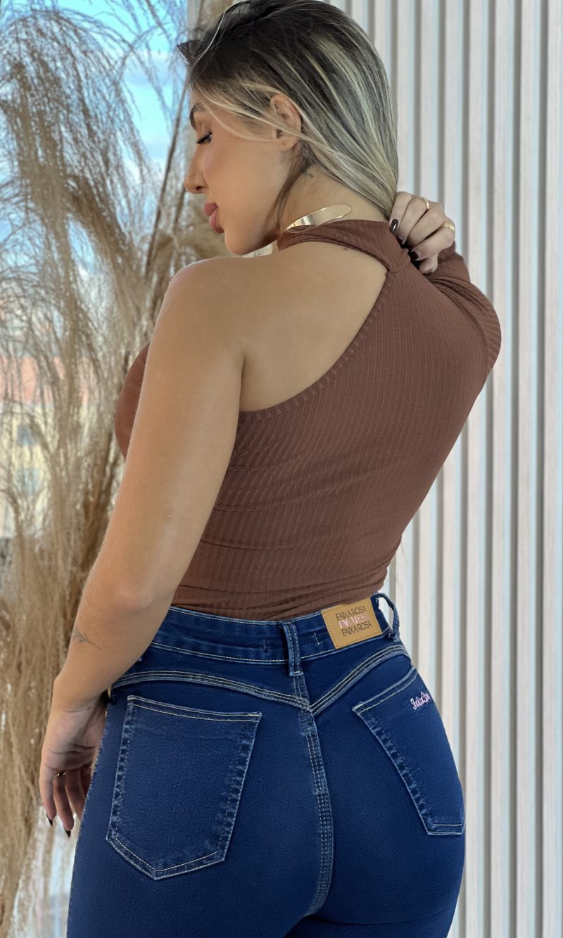 body manga longa dani marrom body manga longa dani marrom