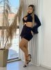 vestido manga longa noa preto