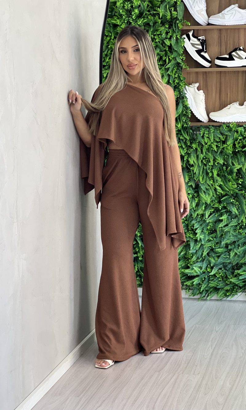 conjunto 3peças eliane marrom conjunto 3peças eliane marrom