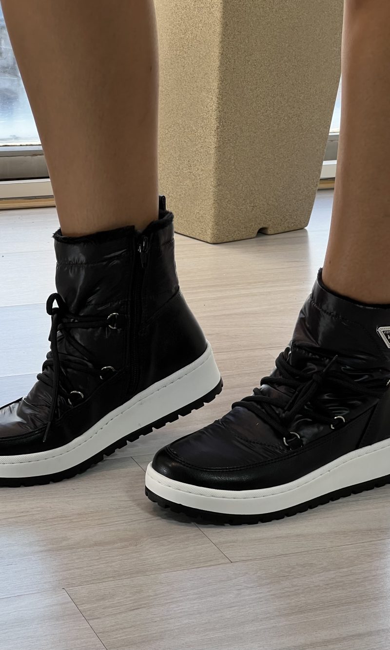 tênis bota preto via marte 259 001 01