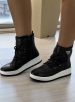tênis bota preto via marte 259 001 01