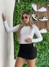 cropped manga longa paty branco