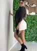 blusa tule neka preto