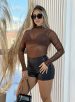 body tule manga longa joice marrom
