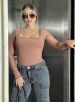 body manga longa sabrina marrom